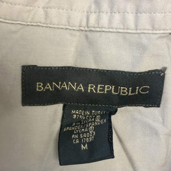 Banana Republic shot sleeve dress shirt - Picture 2 of 2